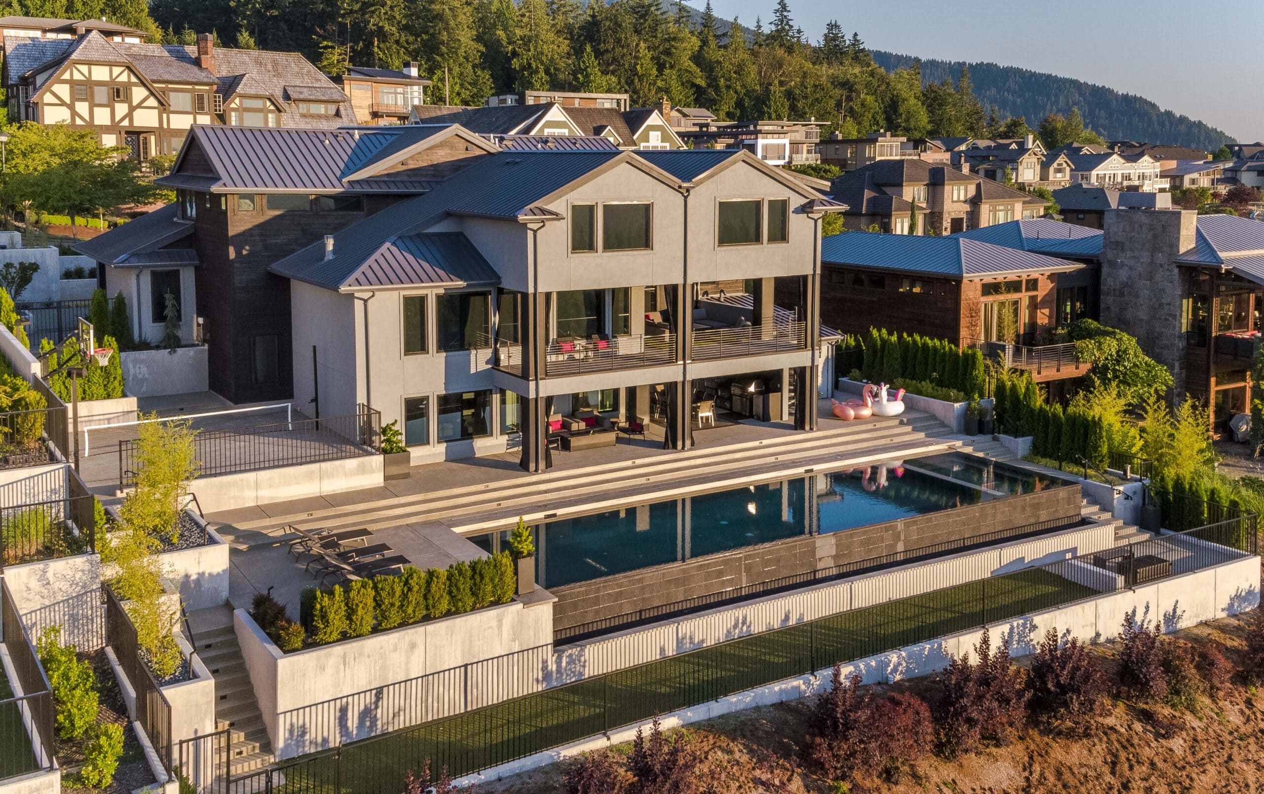 Harrison View stucco project by Petrus Stucco and Masonry